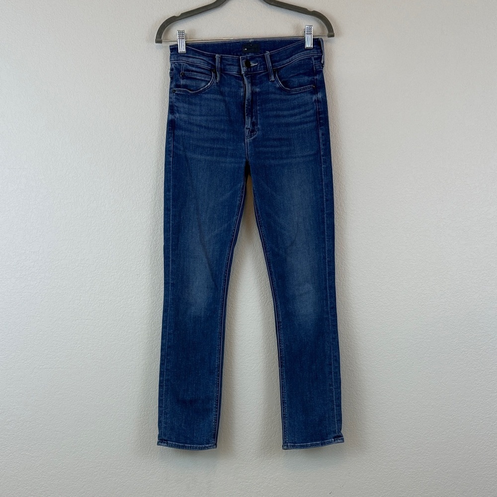 Mother The‎ Mid Rise Dazzler Ankle Trendy Blue Denim Jeans Size 25